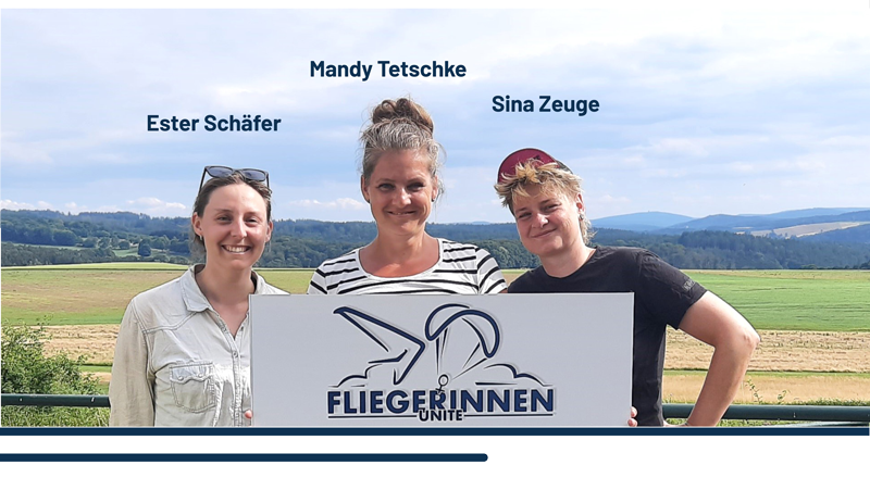 Das Team der Fliegerinnen